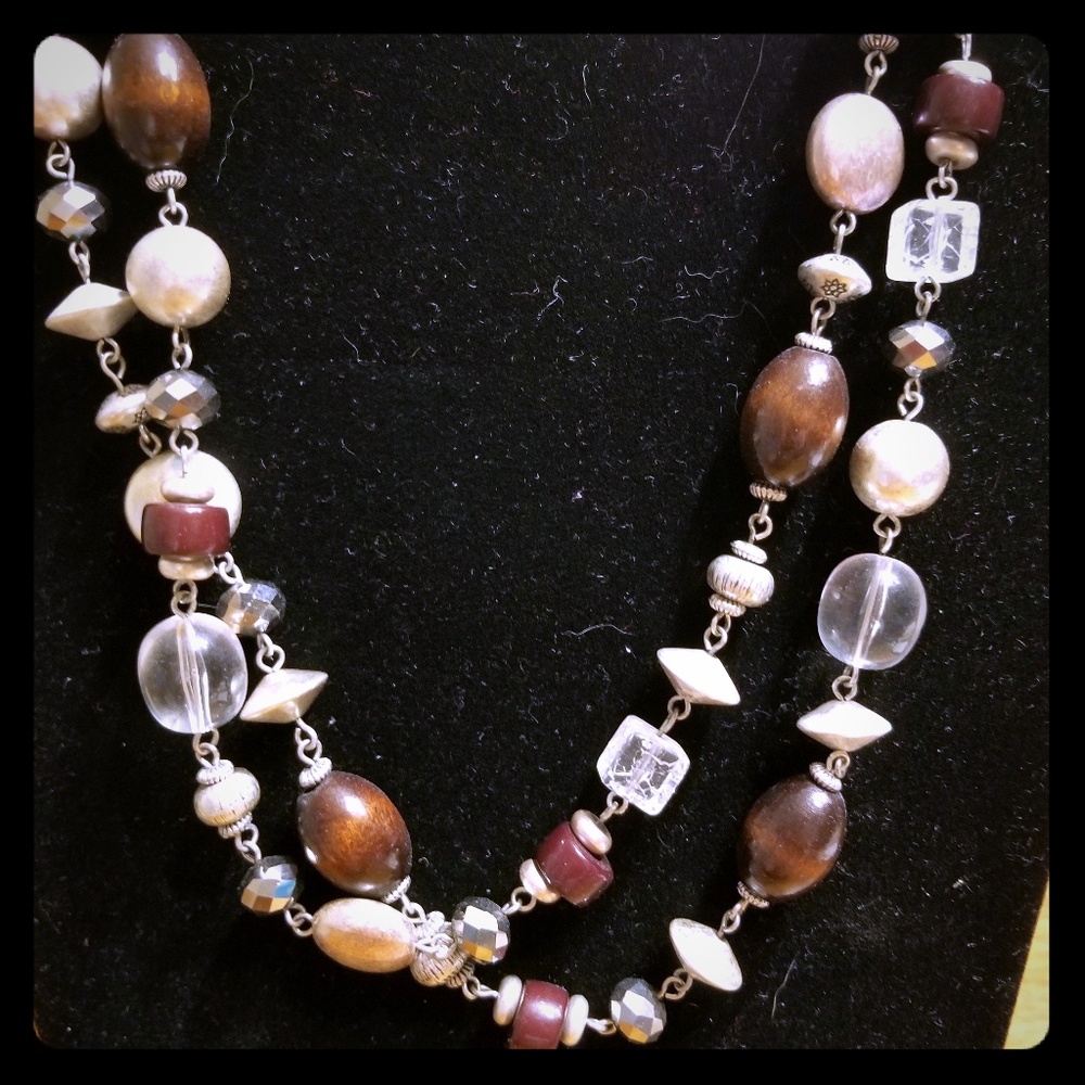 Lia Sophia Coffee Bean necklace